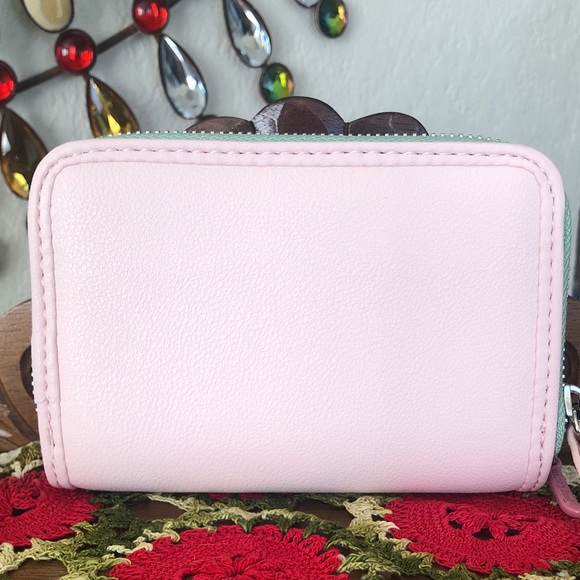 NWT Juicy Couture Retro Green Juicy Girl Rule Zip Around Wallet - Picture 10 of 11